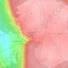 Topografische kaart Le Clos Bosset, hoogte, reliëf
