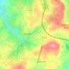 Topografische kaart La Perrelle, hoogte, reliëf