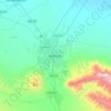 Topografische kaart Monclova, hoogte, reliëf