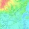 Topografische kaart La Lande à l'Âne, hoogte, reliëf