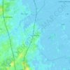 Topografische kaart Jaderberg, hoogte, reliëf