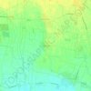 Topografische kaart Frontignano, hoogte, reliëf