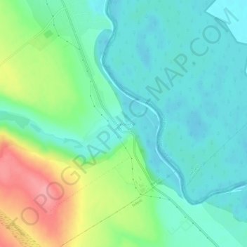 Topografische kaart Soloneț, hoogte, reliëf