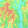 Topografische kaart Vanara, hoogte, reliëf