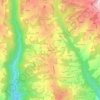 Topografische kaart Specula, hoogte, reliëf