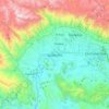 Topografische kaart Quillacollo, hoogte, reliëf