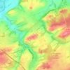 Topografische kaart Drüpplingsen, hoogte, reliëf