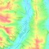 Topografische kaart La Chaussée, hoogte, reliëf