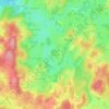 Topografische kaart Chez Chabot, hoogte, reliëf