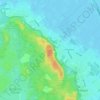 Topografische kaart Catrijper Nok, hoogte, reliëf