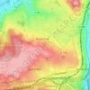 Topografische kaart Résidence de la Lisière du Golf, hoogte, reliëf