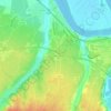 Topografische kaart Senau, hoogte, reliëf