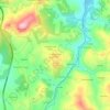 Topografische kaart Patameira de Cima, hoogte, reliëf