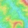 Topografische kaart Laxolo, hoogte, reliëf