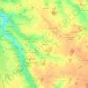 Topografische kaart Le Rosier, hoogte, reliëf