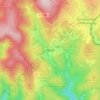 Topografische kaart Vesser, hoogte, reliëf