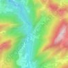 Topografische kaart Sur le Plan, hoogte, reliëf