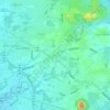Topografische kaart Paradera, hoogte, reliëf