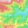 Topografische kaart Soleyrols, hoogte, reliëf