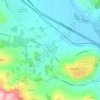 Topografische kaart Sferracavallo, hoogte, reliëf