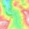 Topografische kaart Porta di Pian Marchisio, hoogte, reliëf