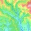 Topografische kaart Dolence, hoogte, reliëf