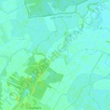 Topografische kaart Neukamern, hoogte, reliëf
