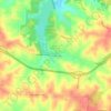 Topografische kaart Apache Flats, hoogte, reliëf