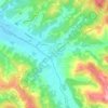 Topografische kaart Cerbaia in Val di Pesa, hoogte, reliëf