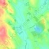 Topografische kaart Magheracloone, hoogte, reliëf