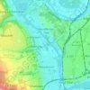 Topografische kaart Le Quinconce, hoogte, reliëf