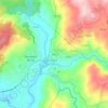 Topografische kaart Cotos, hoogte, reliëf