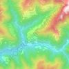 Topografische kaart Retignano, hoogte, reliëf