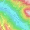 Topografische kaart Gortipohl, hoogte, reliëf