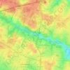 Topografische kaart La Bénetière, hoogte, reliëf