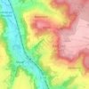 Topografische kaart Cauchoiserie, hoogte, reliëf
