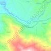 Topografische kaart Pulpera Huayjo, hoogte, reliëf