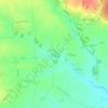 Topografische kaart Le Brosseron, hoogte, reliëf