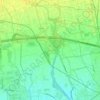 Topografische kaart Agognate, hoogte, reliëf