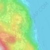 Topografische kaart Civenna, hoogte, reliëf