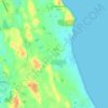 Topografische kaart Hersnap Vænge, hoogte, reliëf