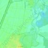 Topografische kaart Binnenweg, hoogte, reliëf