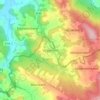 Topografische kaart Voggenzell, hoogte, reliëf