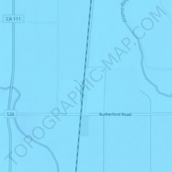 Topografische kaart Rockwood, hoogte, reliëf
