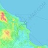 Topografische kaart Veracruz, hoogte, reliëf