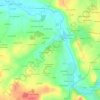 Topografische kaart Villarcel, hoogte, reliëf
