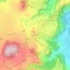 Topografische kaart Les Baraques, hoogte, reliëf