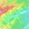 Topografische kaart Waillet, hoogte, reliëf