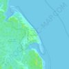 Topografische kaart Ajuruteua, hoogte, reliëf