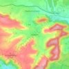 Topografische kaart Wahlen, hoogte, reliëf